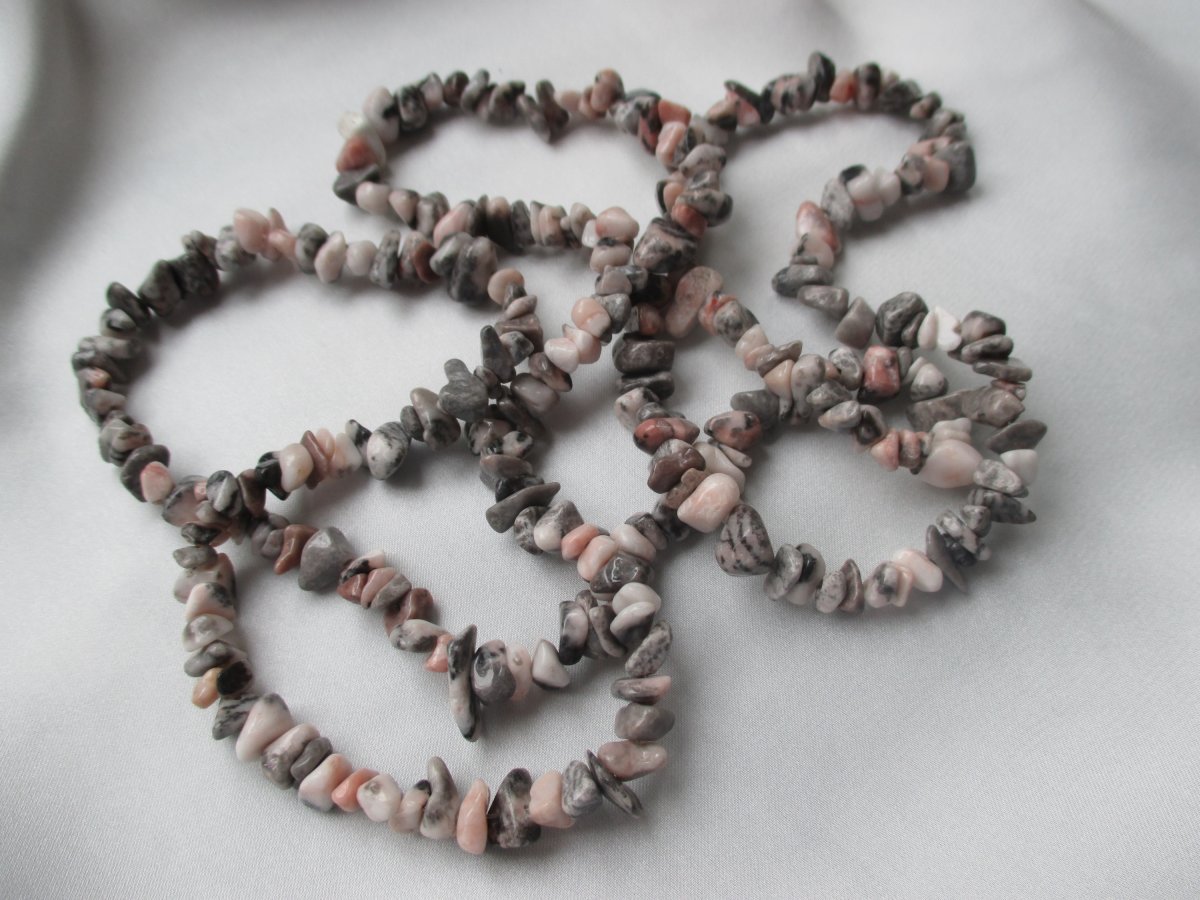 Růžový achát - 90 cm