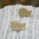 Rybičky, náušnice pecky fimo