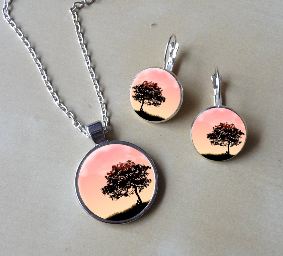 Souprava - náušnice + přívěsek