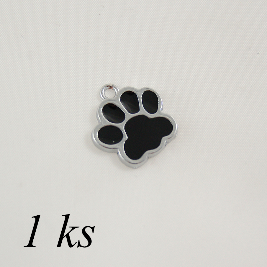 Černá smaltovaná tlapka (02 0274)