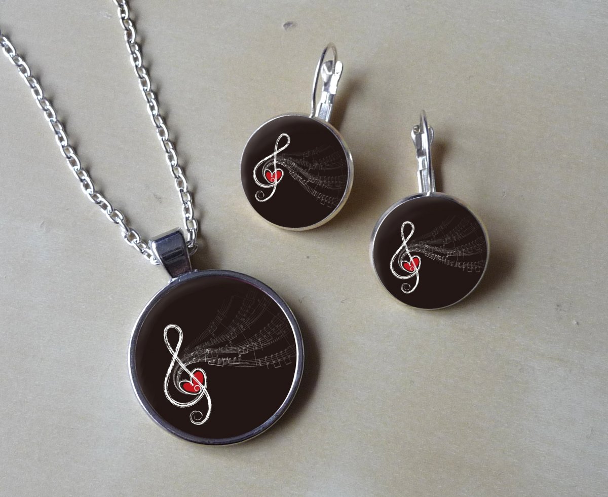 Souprava - náušnice + přívěsek