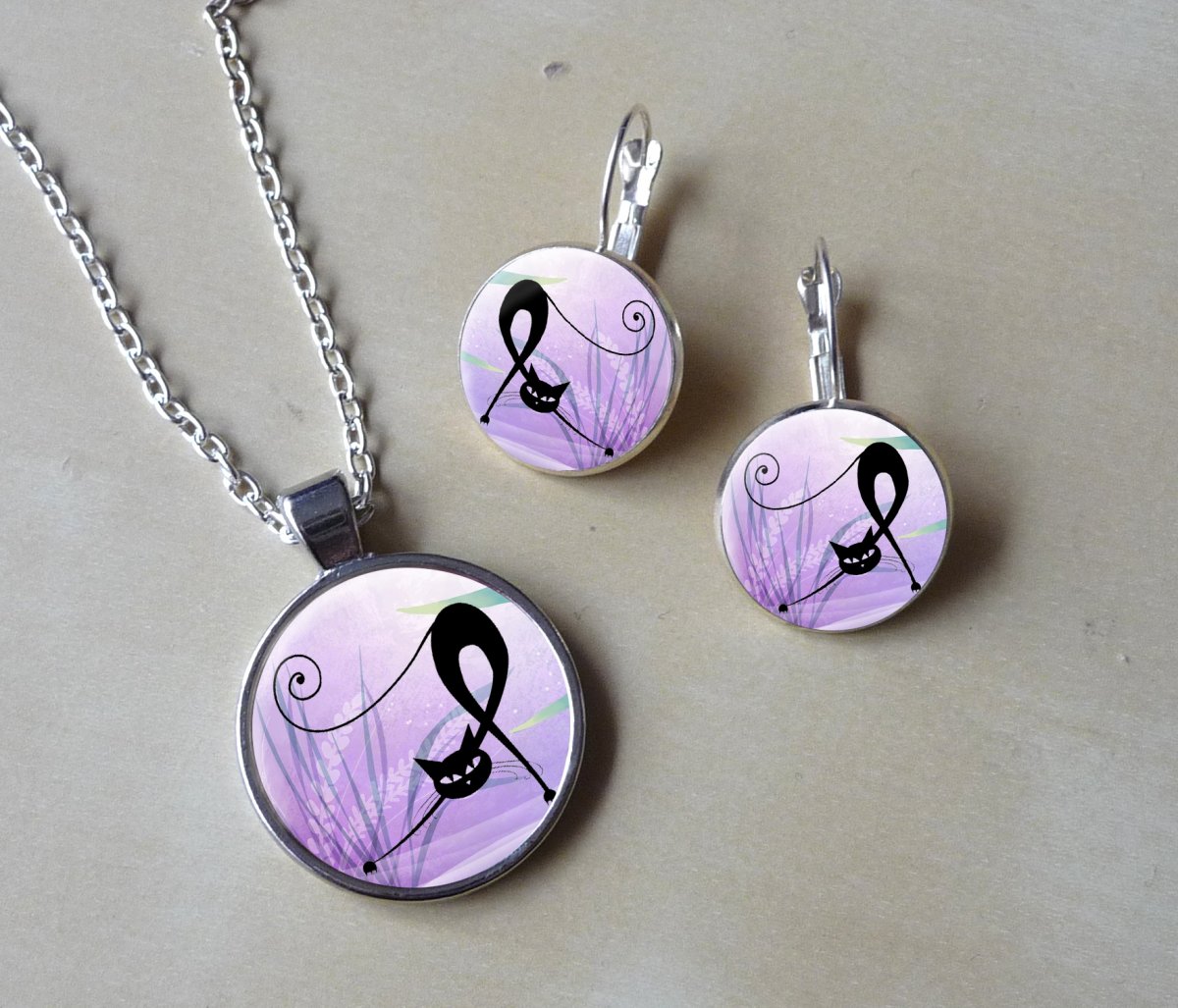 Souprava - náušnice + přívěsek