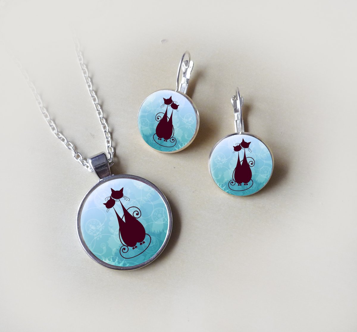 Souprava - náušnice + přívěsek