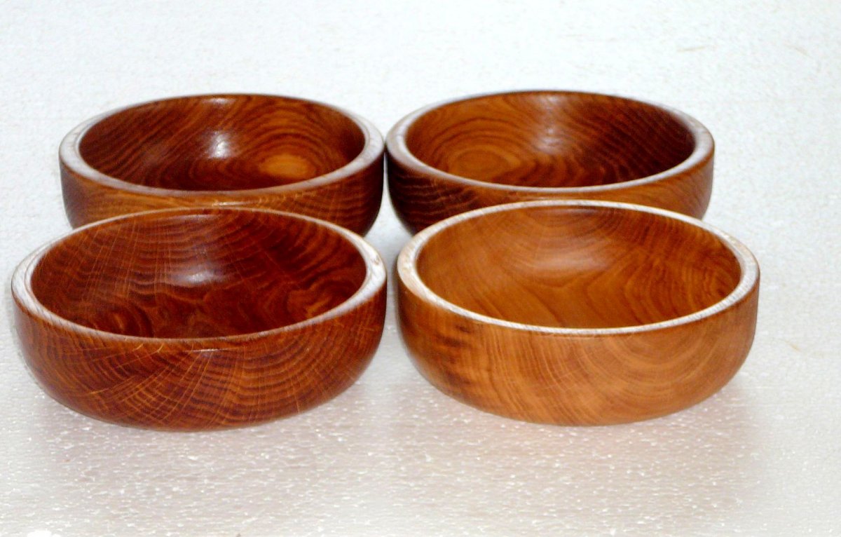 Sada dubových misek  4 ks 