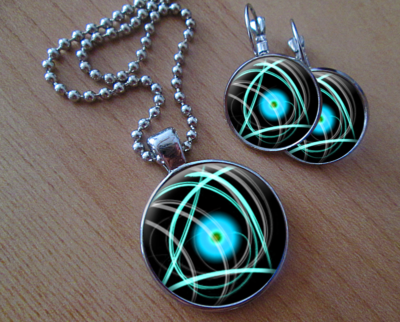 Sada náušniček a přívěsku 