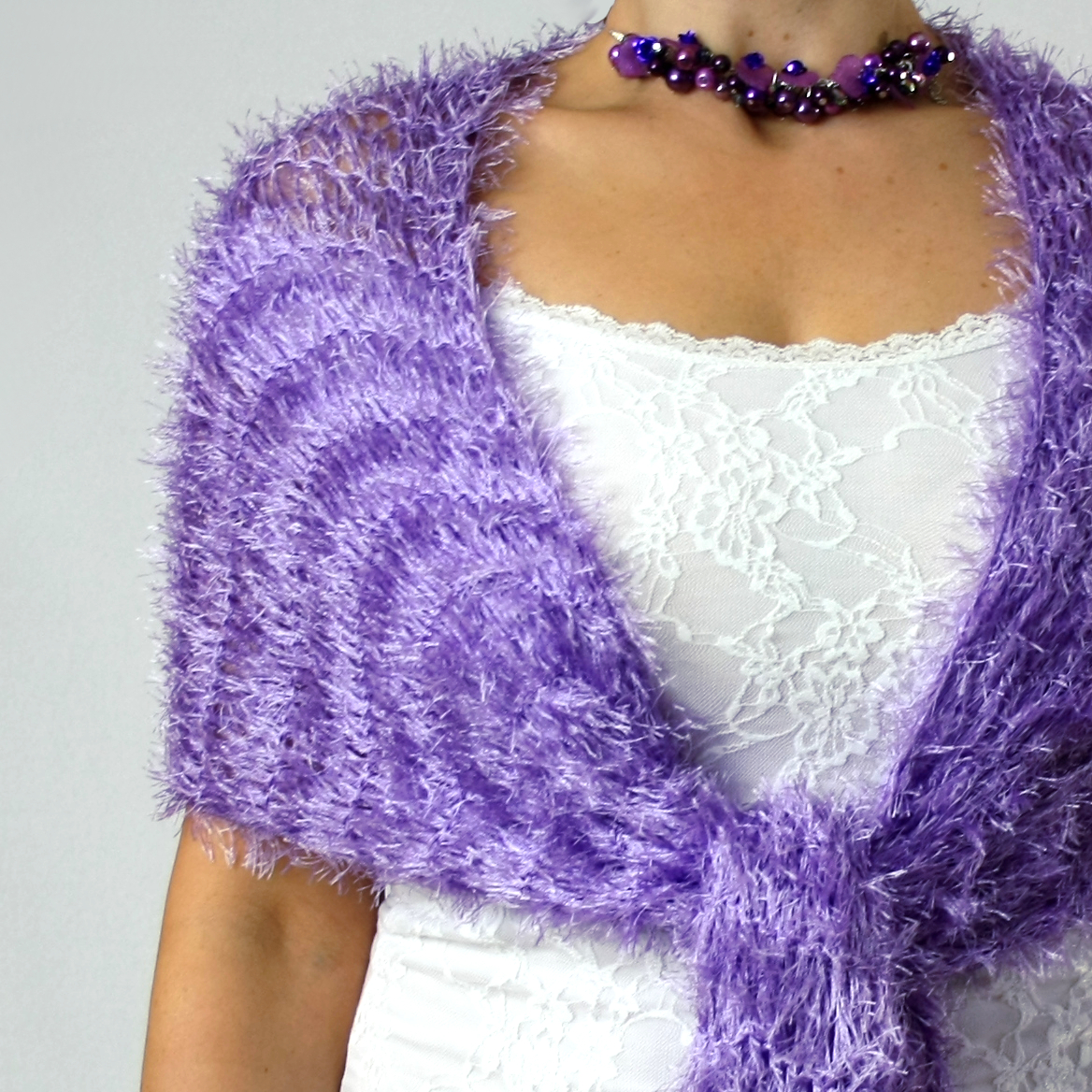 Makedonské šafrány - luxusní společenský šál / pléd