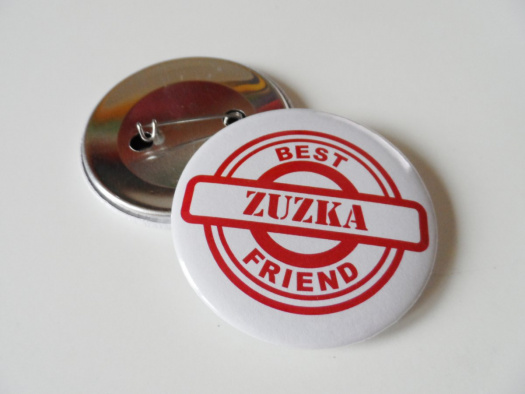 Best friend - placka se špendlíkem