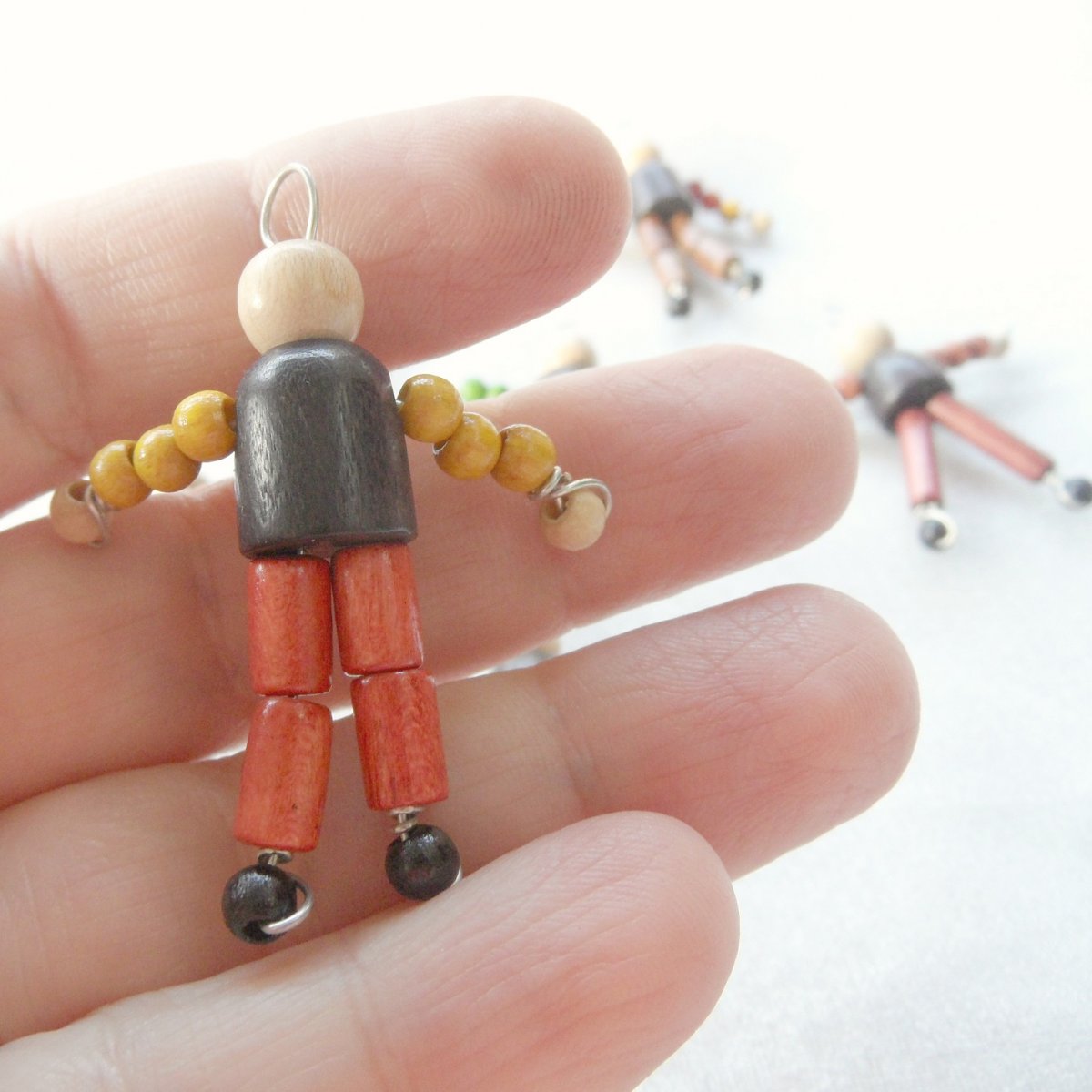 Sada vánočních ozdob - panáčci