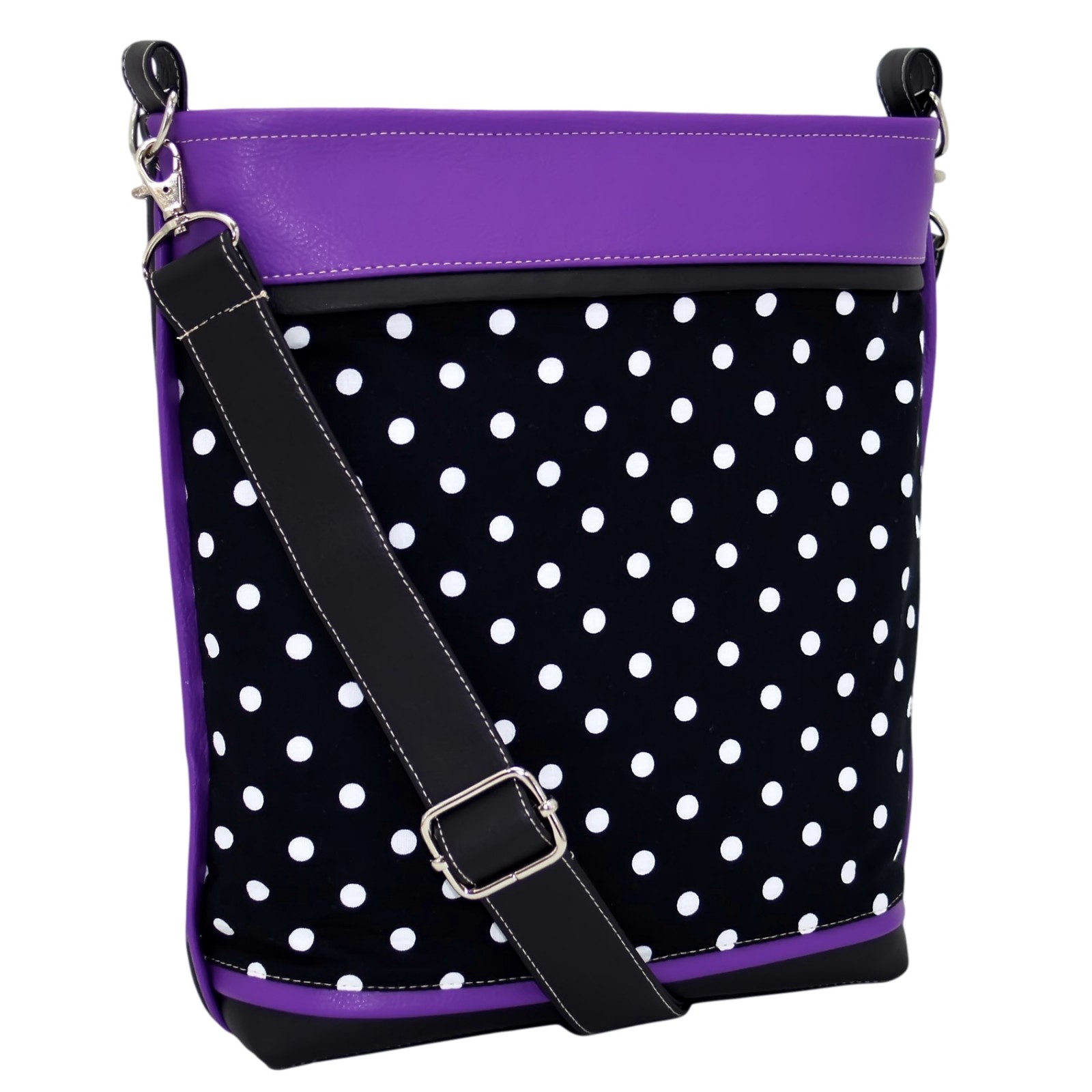 Sandra Dotted black and purple 2