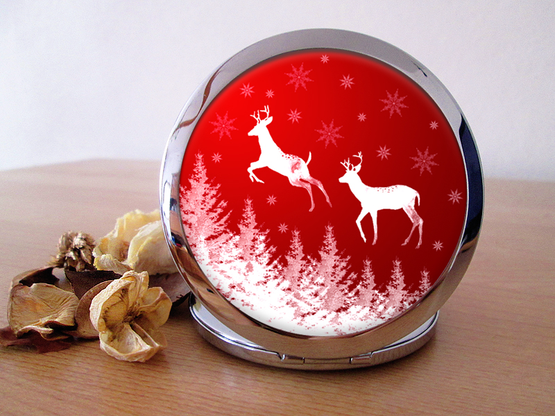 Kapesní zrcátko - Santovi Pomocníci