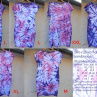 Bílo-růžovo-fialové dámské batikované šaty S - XXL 14844006