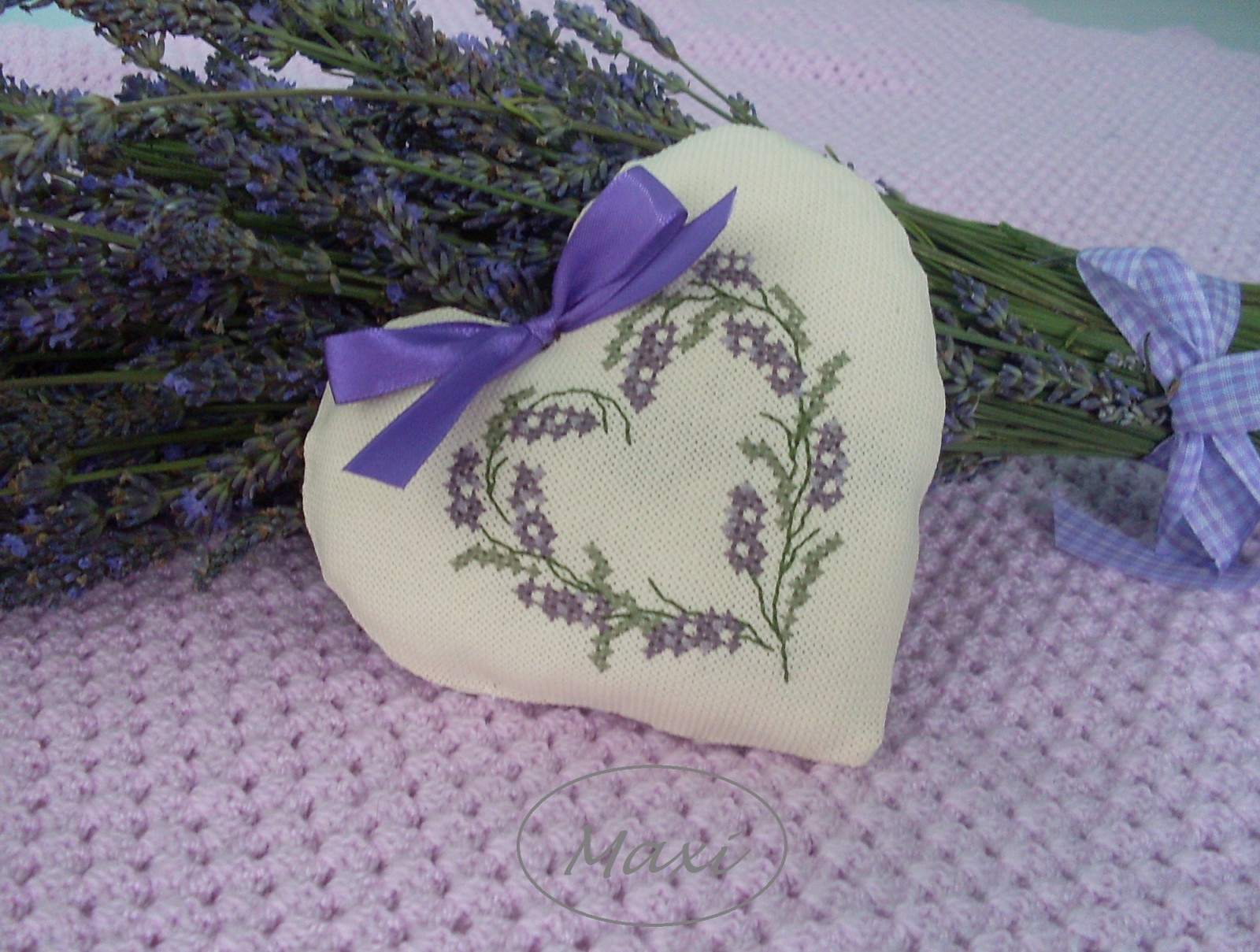 Levandulové srdíčko  