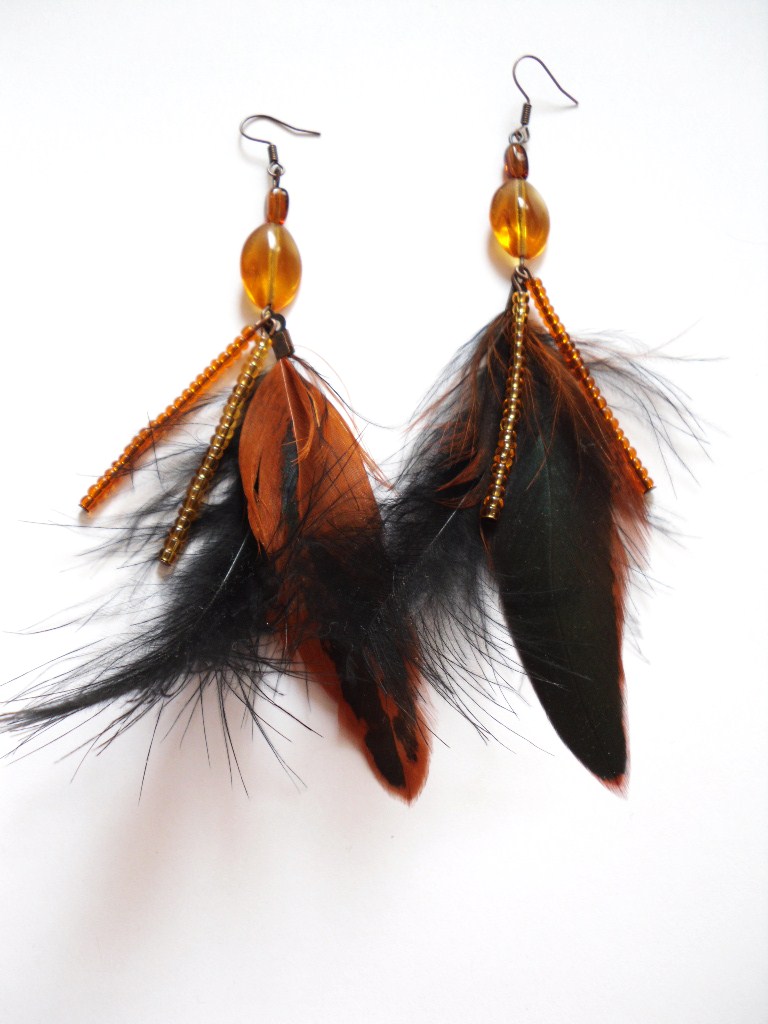 Peříčkové náušnice  