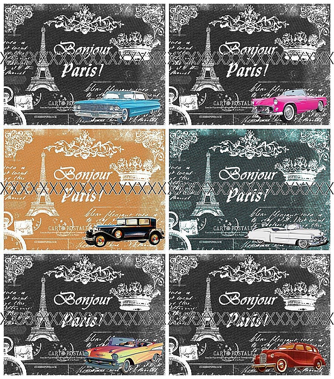 Bavlněná látka - panel - výběr -SG90