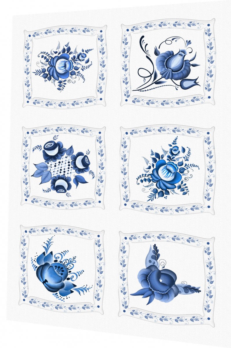 BAVLNĚNÝ PANEL - SADA 25 x 36 cm SGR75