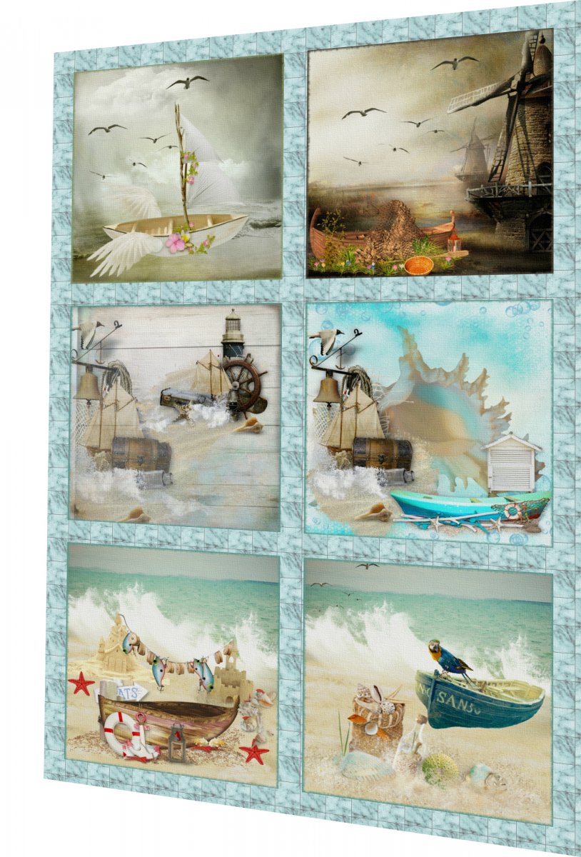 BAVLNĚNÝ PANEL - SADA 27 x 39 cm SGR89