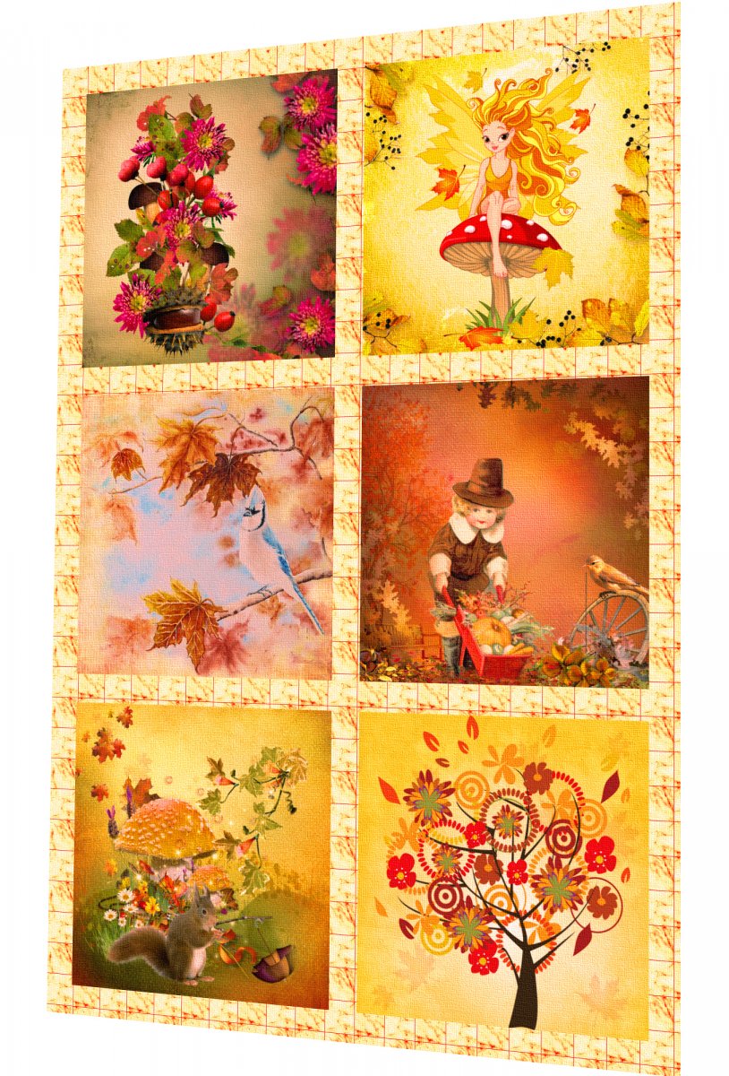 BAVLNĚNÝ PANEL - SADA 27 x 39 cm SGR92