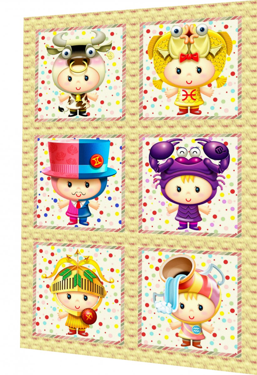 BAVLNĚNÝ PANEL - SADA 27 x 39 cm SGR99