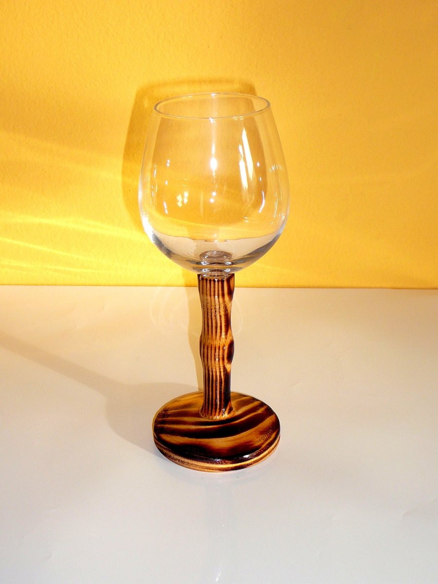 Sklenice na víno - smrk opal