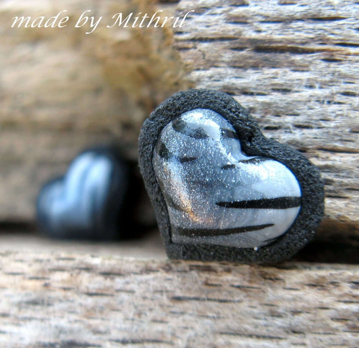 Tiger in love: In silver, náušnice