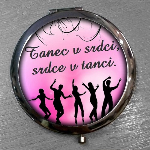 Zrcátko Tanec v srdci, srdce v tanci