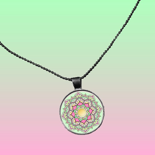Náhrdelník Sluneční mandala