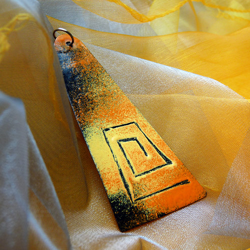 Egyptská spirála – náhrdelník