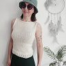 letní top XS - M