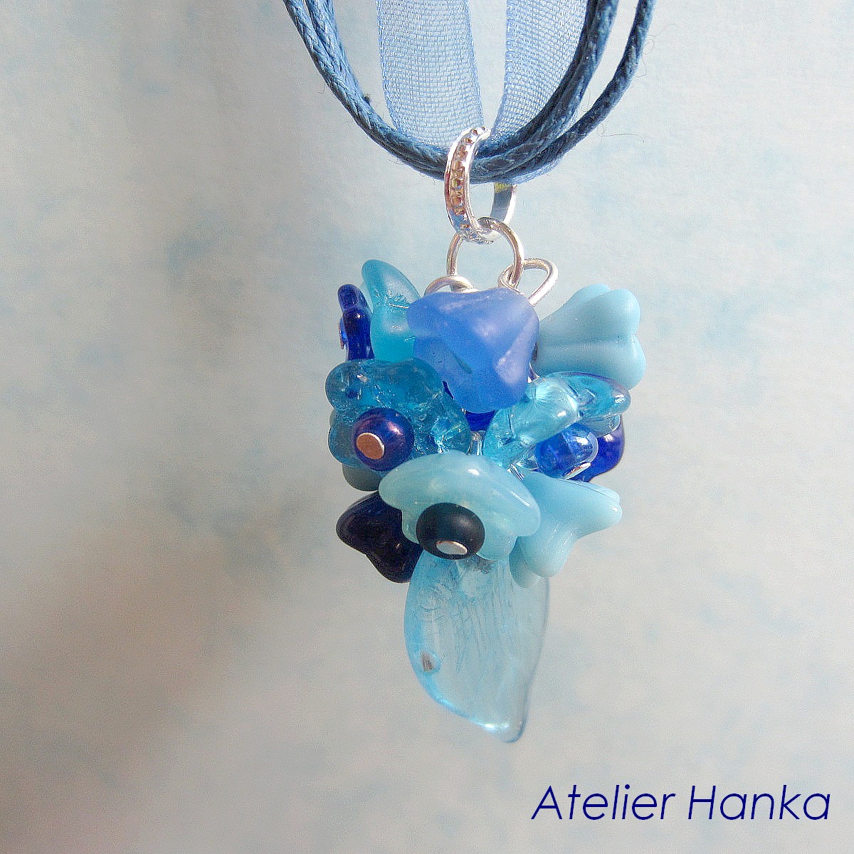 náhrdelník  ,MODŘENKY "