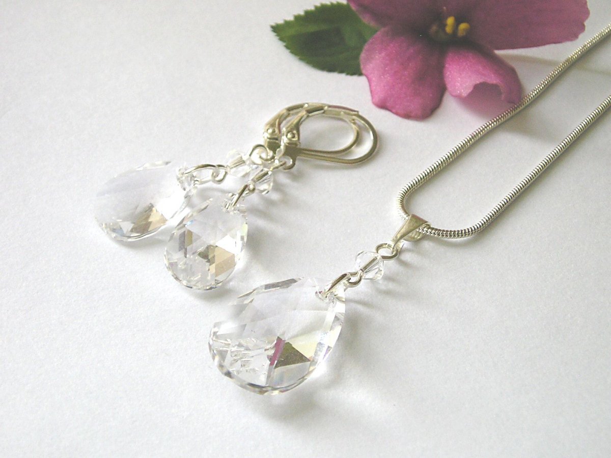 Swarovski Pear Crystal