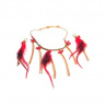 Peříčková souprava, Twist Feather Red