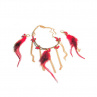 Peříčková souprava, Twist Feather Red