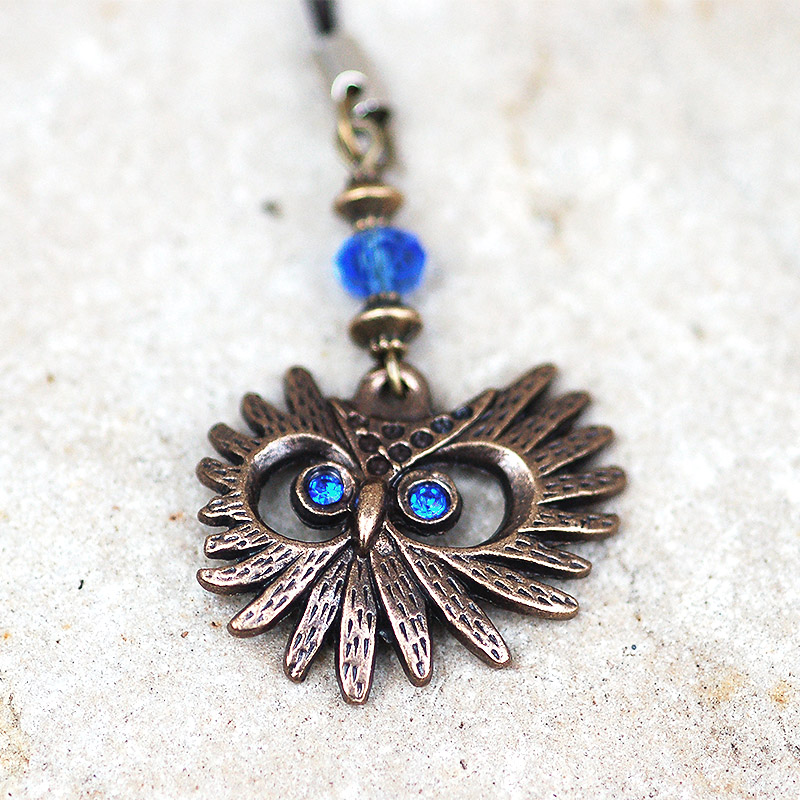 Přívěšek Rozčepýřená sovička