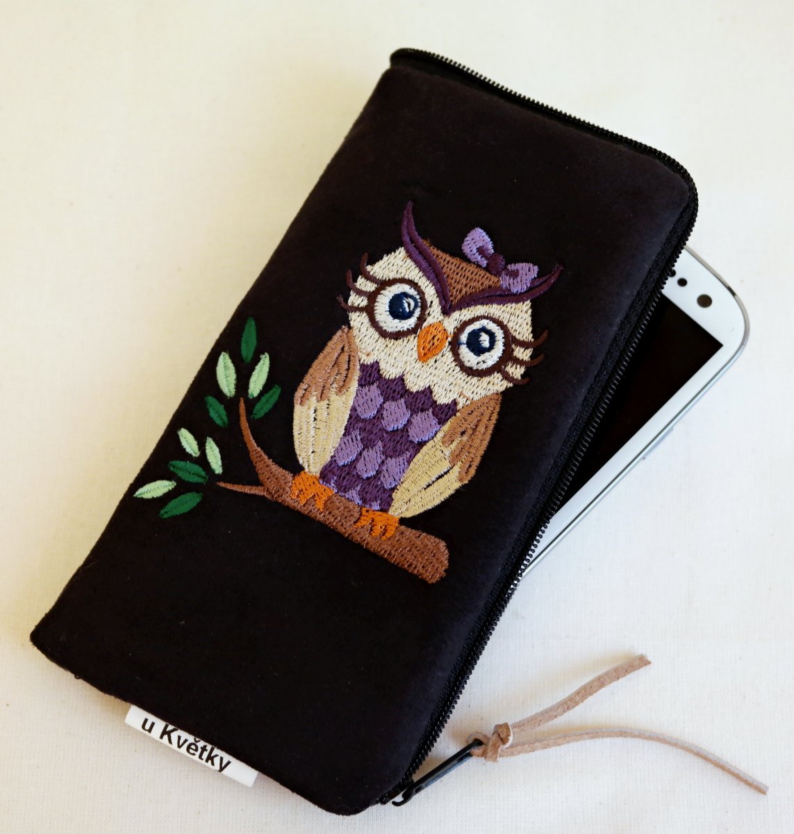 SOVA - broušená textilní kůže