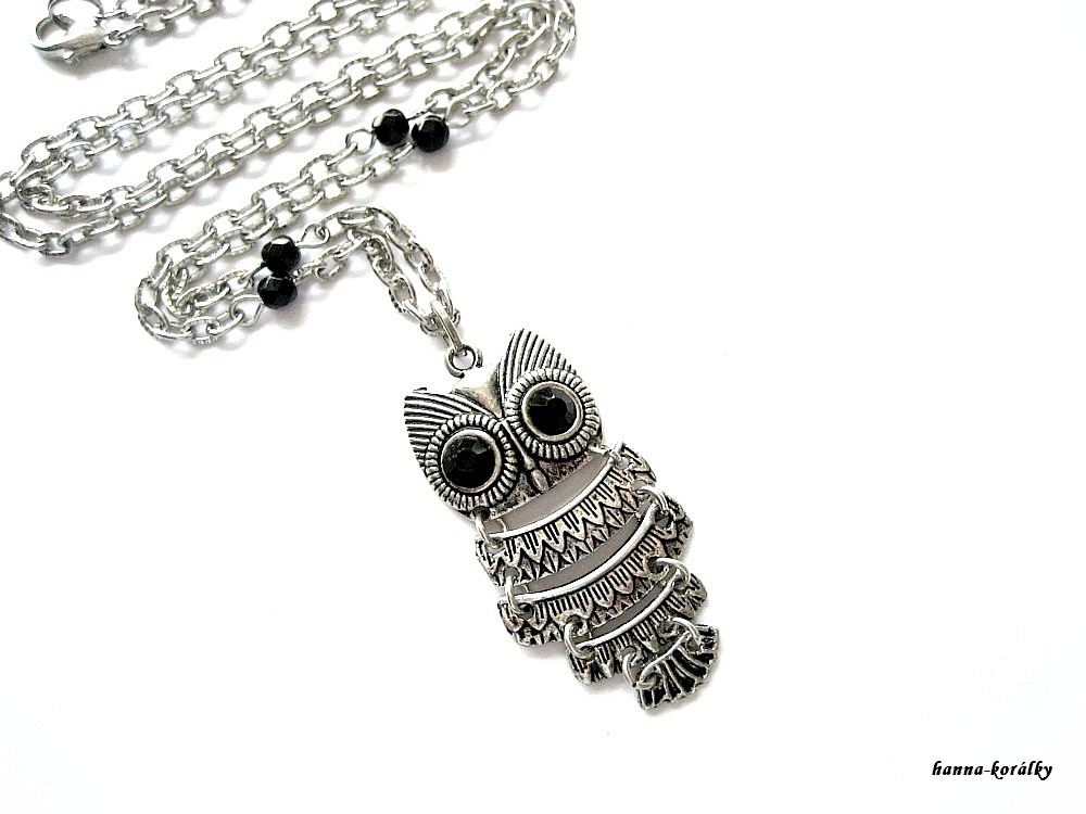 Řetízek - sova - sovička