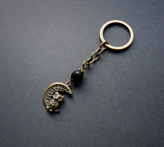 Klíčenka Sovička na měsíci