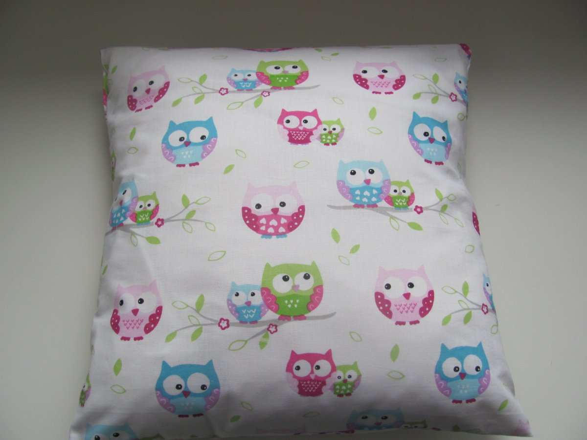 Povlak na polštář - sovičky menší