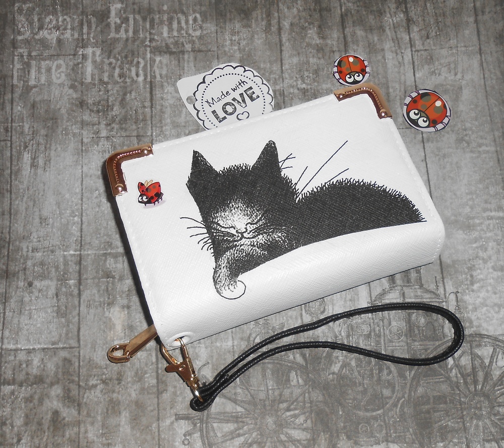 Peněženka kočičí srdce