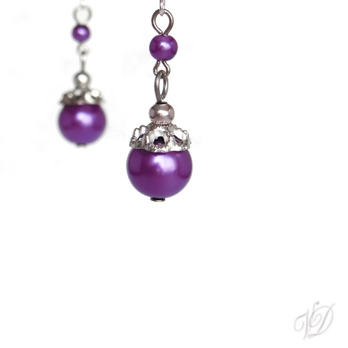 Přívěsek - Stébla mini fialová (0051P)