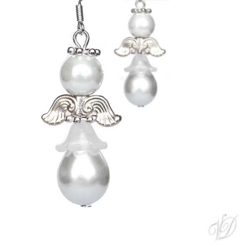 Náušnice - Andělíčci pro štěstí B (0140)