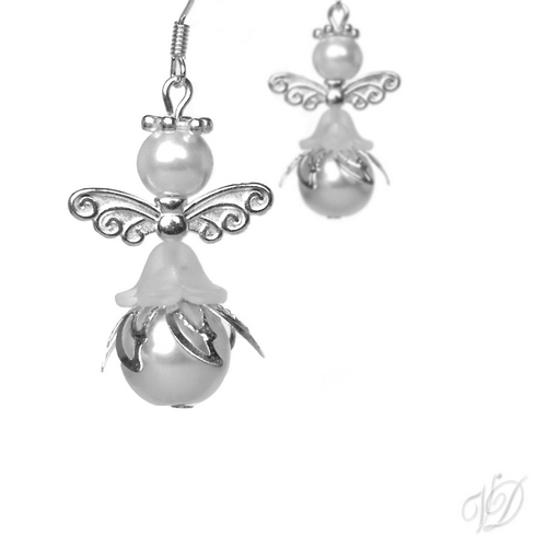 Náušnice - Andělíčci pro štěstí E (0143)