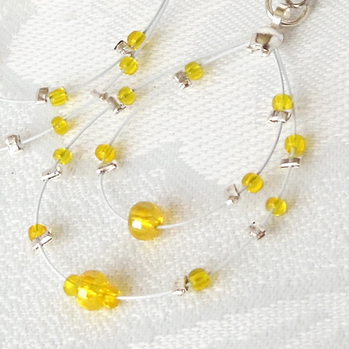 Přívěsek - Lanka slzy žluté (0041)