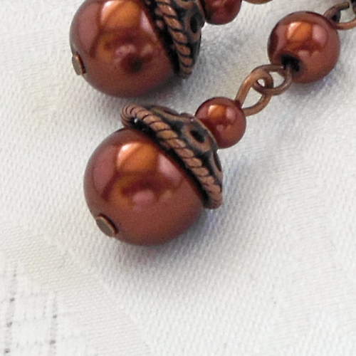 Přívěsek - Zvonky měděné zlatohnědé (0046)