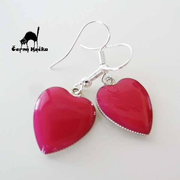 Magentová srdíčka LÁSKA