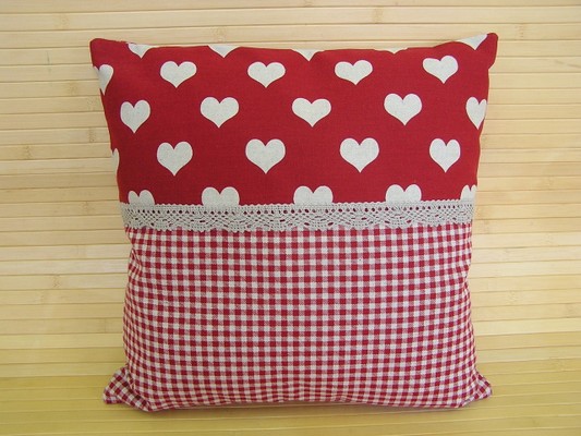 Romantický povlak na polštář