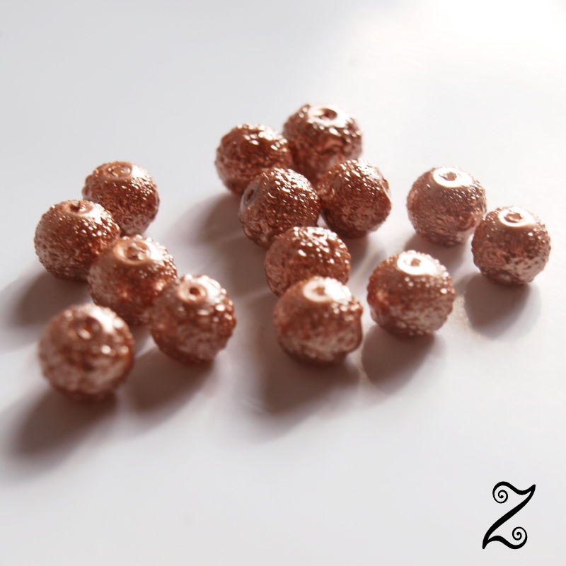 Zigana, světle hnědá, 8 mm (20ks)