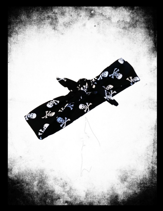 Bandana šátek s lebkami
