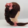 Dárková sada růžová - 6 scrunchies