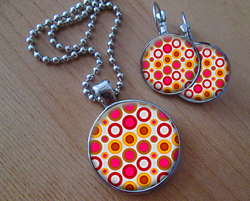 Strawberrino -  Sada náušniček a přívěsku