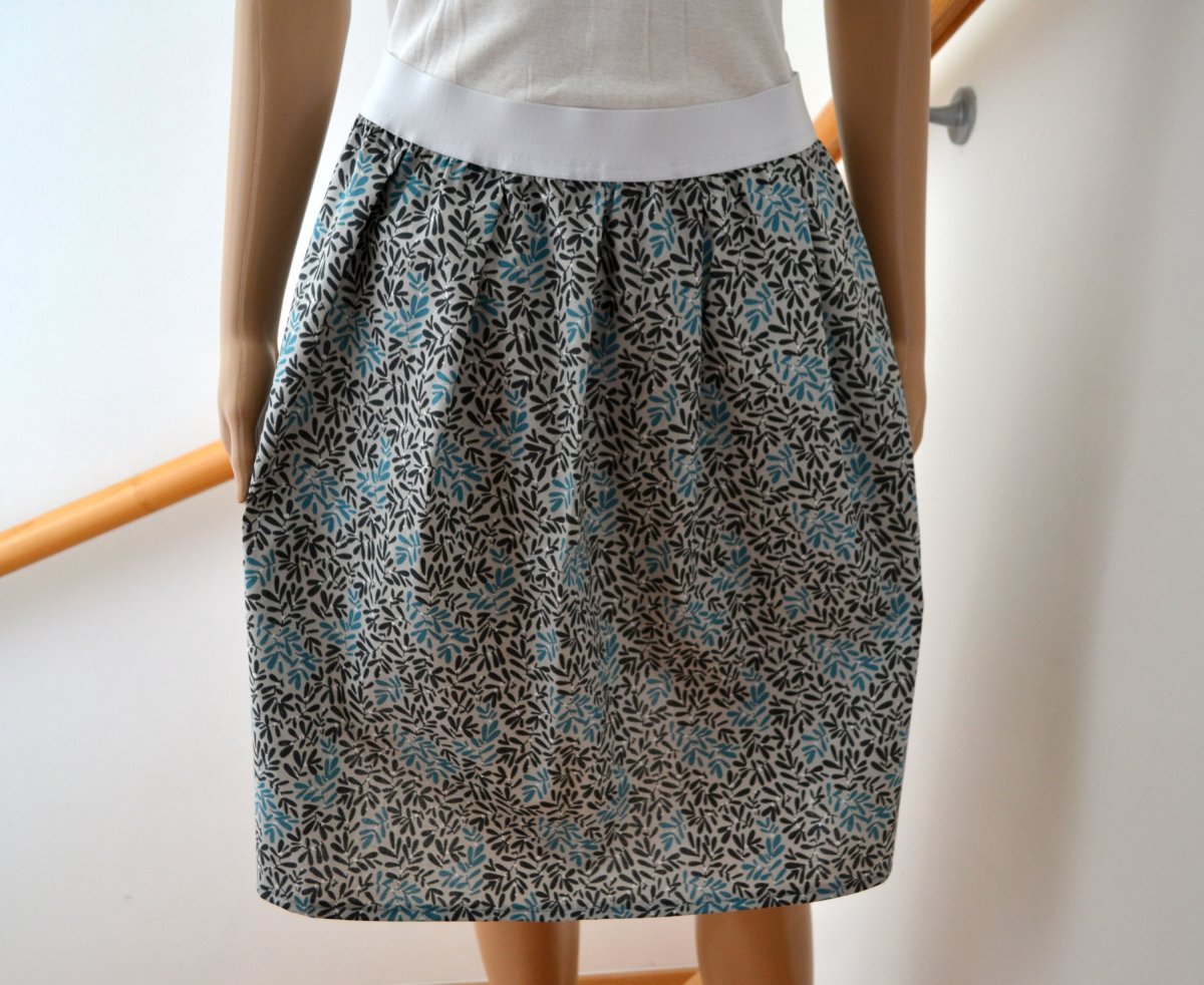 Sukně větvičková šedá